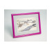 Frame 152, aluminum, color - violet glossy, baguette semicircular 11 mm