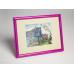 Frame 152, aluminum, color - violet glossy, baguette semicircular 11 mm