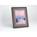 Frame 158, aluminum, color - leopard, glaze, baguette semicircular 11 mm