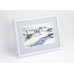 Frame 176, aluminum, color - white wood, semicircular baguette 11 mm Frame 176, aluminum, color - white wood, semicircular baguette 11 mm