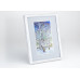 Frame 176, aluminum, color - white wood, semicircular baguette 11 mm Frame 176, aluminum, color - white wood, semicircular baguette 11 mm