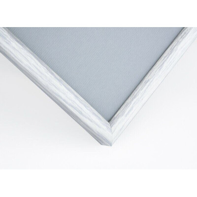 Frame 176, aluminum, color - white wood, semicircular baguette 11 mm Frame 176, aluminum, color - white wood, semicircular baguette 11 mm