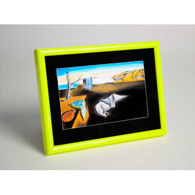 Frame 333, aluminum, color - neon yellow-light green glossy, semicircular baguette 11 mm