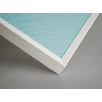 Frame 391, color - white, aluminium, rectangular 7 mm