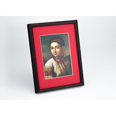Custom frame size, aluminum, color - matt black, baguette 830 semicircular 11 mm