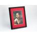 Custom frame size, aluminum, color - matt black, baguette 830 semicircular 11 mm